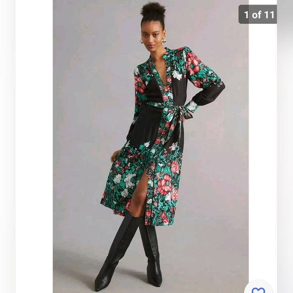 Anthropologie Dresses & Skirts - Anthropologie Midi Shirt Dress Size S